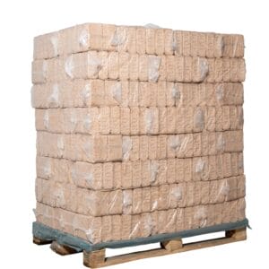 RUF Holzbriketts Hartholz Buche ohne Zugloch 960 kg Palette