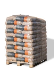 HS Timber Holz Pellets Sackware 15kg Sack 66 Sack Palette deutsche Herstellung